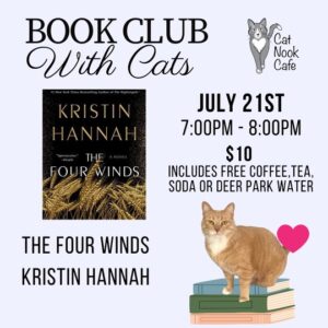 Join Us for Book Club With Cats at the Cat Nook Cafe